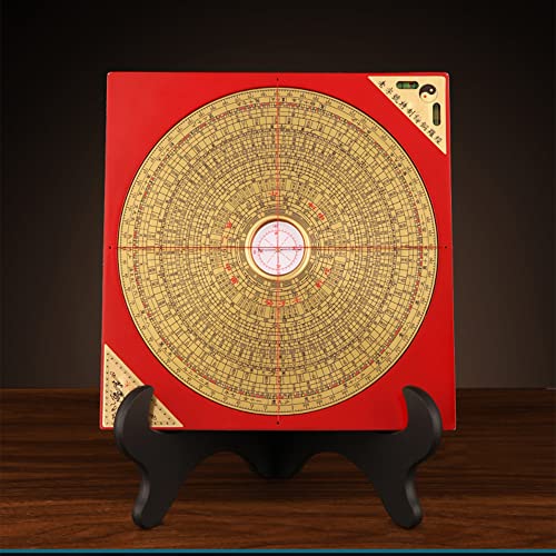 Antike Kunsthandwerk, Retro-Sammlungen Dekoration, Feng Shui Platte Kupfer Kompass Ornamente Kleiner Kompass Ternary Triad Integrierte Platte von GUIREPTY