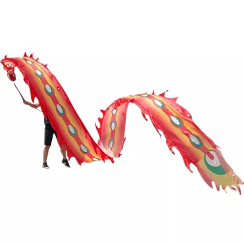 GUIREPTY Dance Dragon Ribbon Streamer Square Fitness Dance Dragon Jonglierset, Bänder for Erwachsene und Kinder, (Size:6m/20ft) von GUIREPTY