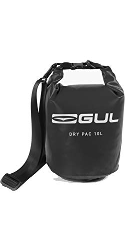 GUL 10L 10 Liter Kapazität Heavy Duty Dry Bag - Schwarz - Wasserdicht Spritzwasser - belastbare Stoff PVC - zuschnappen Dry Befestigungs von GUL