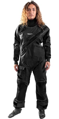 GUL 2022 Damen Dartmouth Eclip Zip Drysuit Dry Suit & Underfleece - Schwarz - 3- Dry -Trockenanzug, wasserdicht, spritzwassergeschützt GUL 2022 Damen Dartmouth Eclip Zip Drysuit Dry Suit & Underfleece - Schwarz - 3- Dry -Trockenanzug, wasserdicht, spritzwassergeschützt von GUL