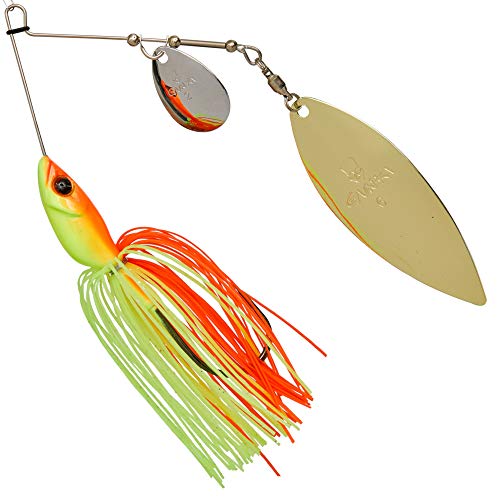 Gunki Spinnaker 21g Spinnerbait, Gunki Farben:ORANGE Fluo Yellow von GUNKI