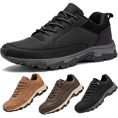 GUOGAOzz Bestofoot Schuhe Herren-Sneaker mit Fußgewölbeunterstützung, Bestofoot Orthopädische Herren-Sneaker, Bestofoot Herrenschuhe (Black,41#) von GUOGAOzz