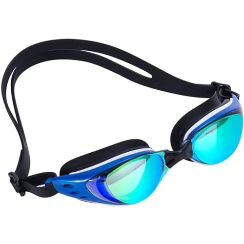 GUOQDAMI Taucherbrille Keine auslaufende Schwimmbrille, Antibeschlag-Galvanik-Schwimmbrille, Schwimmen, Strand, Spielen und leicht zu tragen, für Erwachsene, Männer und Frauen Unisex von GUOQDAMI