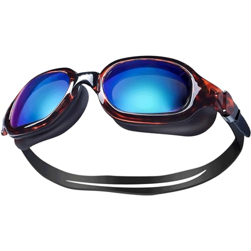 GUOQDAMI Taucherbrille wim-Brille, klare Sicht, Schwimmbrille, leicht zu tragen, Augenschutz, für drinnen und draußen, Schwimmen, Silikondichtung für Erwachsene Unisex von GUOQDAMI