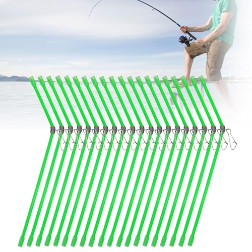 GUOYOU 20 Stück Fishing Anti Tangle Boom Set,Anti Tangle Boom Anti Tangle Fishing Boom mit Wirbel Leuchtend Tangle Angel Angelzubehör,für Angeln Getrennte Haupt Nebenleinen Verheddern Verhindern GUOYOU 20 Stück Fishing Anti Tangle Boom Set,Anti Tangle Boom Anti Tangle Fishing Boom mit Wirbel Leuchtend Tangle Angel Angelzubehör,für Angeln Getrennte Haupt Nebenleinen Verheddern Verhindern von GUOYOU