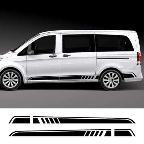 GUPEB 2 Stück, passend für MB Vito Viano V Klasse w447 v260 Auto Lange Seite Streifen Aufkleber Auto Vinyl Film Aufkleber Automobil Zubehör GUPEB 2 Stück, passend für MB Vito Viano V Klasse w447 v260 Auto Lange Seite Streifen Aufkleber Auto Vinyl Film Aufkleber Automobil Zubehör von GUPEB