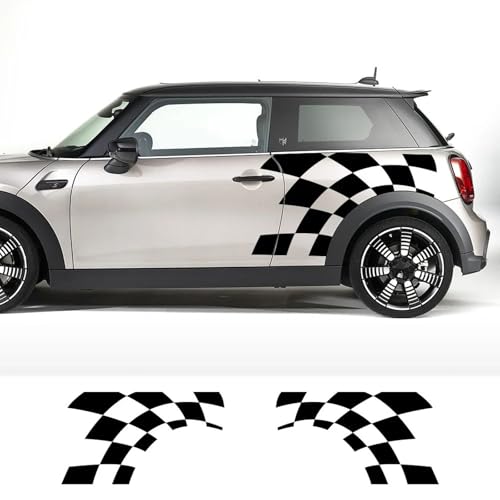 GUPEB Auto Seite Aufkleber Auto Racing Sport Style Aufkleber, passend für Mini Cooper R56 R57 R58 R50 R61 Countryman R60 F60 F55 F56 von GUPEB