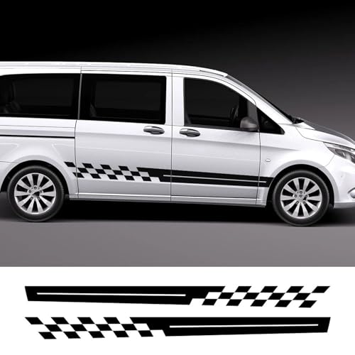 GUPEB Auto Seitenaufkleber, passend für Mercedes Sprinter Benz Vito V Klasse Berlingo FIAT Ducato Renault von GUPEB