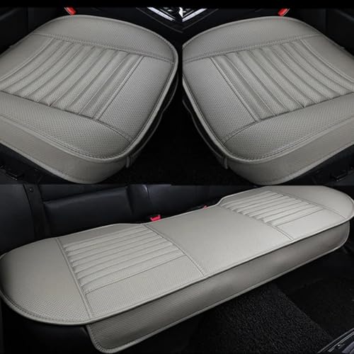 GUPEB Leder Sitzbezüge Auto Kissen Four Seasons Automobile Sitzbezug Universal Pad Mats Protector von GUPEB