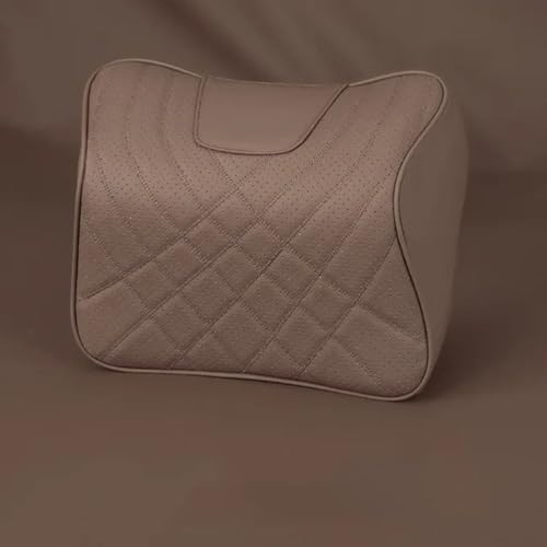 GUPEB Neues Auto Kopfstütze Kissen Set Nähen Leder Auto Lendenwirbelsäule Taillenstütze Memory Foam Sitz Nacken Schutzkissen von GUPEB