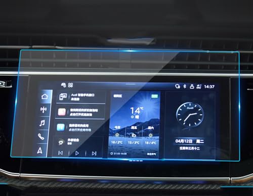 GUPEB Passend für Audi RSQ8 2021 2022 Navigation gehärtete Folie Instrumentenfolie Autozubehör von GUPEB