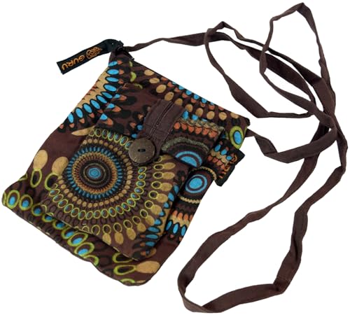 GURU SHOP Brustbeutel, Geldbörse - Braun, Unisex - Erwachsene, Baumwolle, 17x13x1,5 cm GURU SHOP Brustbeutel, Geldbörse - Braun, Unisex - Erwachsene, Baumwolle, 17x13x1,5 cm von GURU SHOP