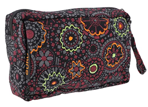 GURU SHOP Boho Kosmetiktasche, Kramtäschchen aus Nepal - Schwarz/lila, Herren/Damen, Baumwolle, Size:One Size, 15x21x6 cm, Kleine Taschen für Kosmetik, Schreibzeug, Mehr GURU SHOP Boho Kosmetiktasche, Kramtäschchen aus Nepal - Schwarz/lila, Herren/Damen, Baumwolle, Size:One Size, 15x21x6 cm, Kleine Taschen für Kosmetik, Schreibzeug, Mehr von GURU SHOP
