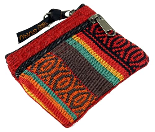 GURU SHOP Ethno Portemonnaie, Geldbeutel - Rot, Unisex - Erwachsene, Baumwolle, 10x11x1 cm GURU SHOP Ethno Portemonnaie, Geldbeutel - Rot, Unisex - Erwachsene, Baumwolle, 10x11x1 cm von GURU SHOP