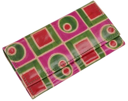 GURU SHOP Geprägtes Lederportemonnaie, Boho Geldbörse - Modell 6, Herren/Damen, Rosa, Size:One Size, 10x16x2 cm, Portemonnaies GURU SHOP Geprägtes Lederportemonnaie, Boho Geldbörse - Modell 6, Herren/Damen, Rosa, Size:One Size, 10x16x2 cm, Portemonnaies von GURU SHOP