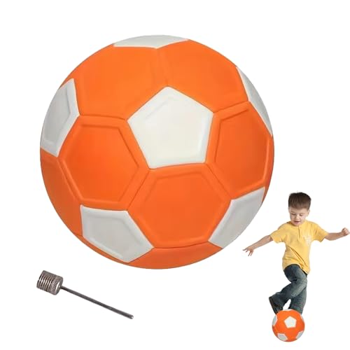 GUTERTOP 20 cm Curve Ball Fussball, Eva Rubber Curve Ball. Curveball with Air Needle für 5–15 Jährige von GUTERTOP