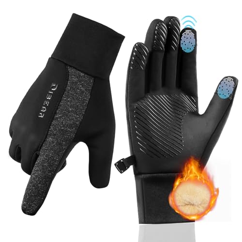 GXCROR Handschuhe Herren Damen Fleece Laufhandschuhe Sport Touchscreen Handschuhe Winterhandschuhe Geeignet zum Laufen, Radfahren, Wandern, Skifahren GXCROR Handschuhe Herren Damen Fleece Laufhandschuhe Sport Touchscreen Handschuhe Winterhandschuhe Geeignet zum Laufen, Radfahren, Wandern, Skifahren von GXCROR