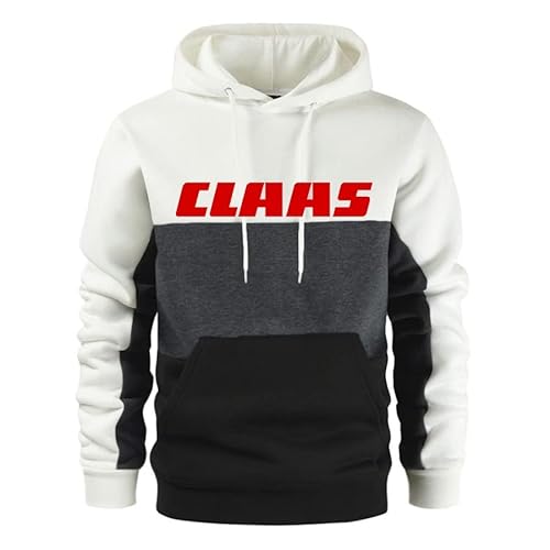 GXEBOPS Herren Hoodie Cl_AAS Baumwolle Colorblock Lässige Sportbekleidung Langarm Damen Kapuzenjacke Jacken/B/M von GXEBOPS