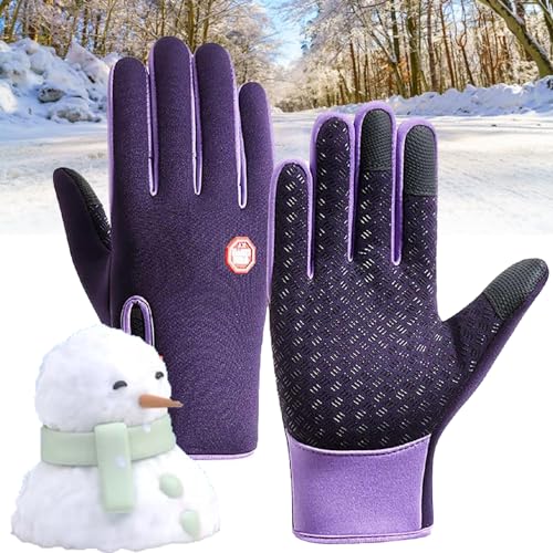 GXHNB Frostfit - Thermo Handschuhe, Frostfit Thermo Handschuhe, Frostfit Thermohandschuhe, Thermo Profi Handschuhe Frostfit, Frost Fit Thermohandschuhe, Thermo Handschuhe Herren Frostfit (XXL,Purple) von GXHNB