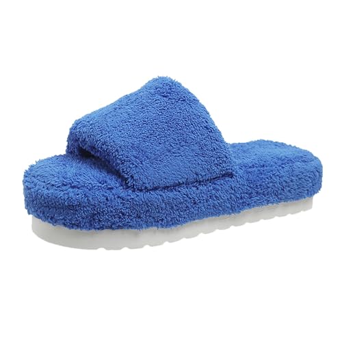 Damen-Hausschuhe Memory Bequeme Leicht Pantoffeln Pantoletten Weiche Drinnen und Draußen Indoor Outdoor Gästehausschuhe Hausschuhe Antirutsch Winter Slipper Filzpantoffeln von GXYANiaoy