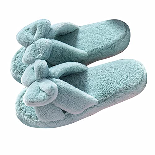 Damen Hausschuhe Rückstellschaum rutschfeste Indoor Outdoor Pantoffeln Slipper mit Polar Fleece Futter Weiche Warme Filzpantoffeln Drinnen und Draußen Plüsch Memory Gästehausschuhe Pantoletten von GXYANiaoy