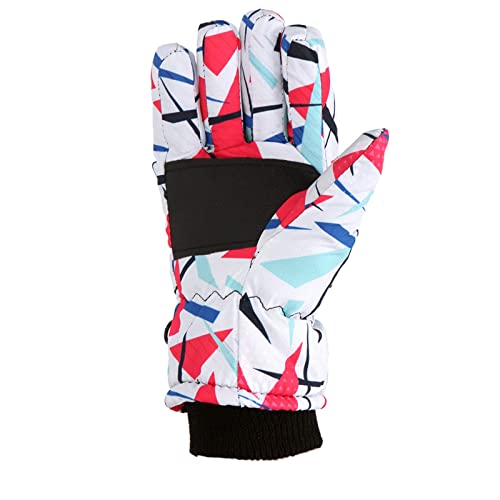 GXYANiaoy Handschuhe Kinder 2 Jahre mit reißverschluss, Skihandschuhe Kinder Wasserdicht, Schnee Gloves Thermo Fahrradhandschuhe Ski Fäustlinge Dicke Winterhandschuhe Winter Warm Reithandschuhe von GXYANiaoy