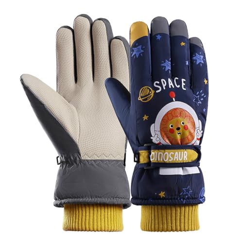 GXYANiaoy Handschuhe Kinderwagen, Skihandschuhe Kinder Wasserdicht, Snowboard Kinderhandschuhe Winter Fingerhandschuhe Warm Winterhandschuhe Ski Handschuhe Dicke Thermo Fahrradhandschuhe von GXYANiaoy