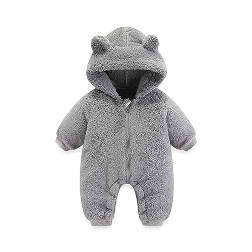 GXYANiaoy schneeanzug baby junge 98, Baby Overall Winter, Mit Kapuze Strampler Langarm Winterjacke Neugeboren Kostüm Ausstattung Schneeanzug Warm Snowsuit Clothes Winteroverall Schlafanzug von GXYANiaoy