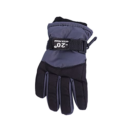 GXYANiaoy skihandschuhe Kinder 10 Jahre, Skihandschuhe Kinder Wasserdicht, Warm Fäustlinge Thermo Fahrradhandschuhe Dicke Reithandschuhe Softshell Gloves Winter Snowboard Schneehandschuhe von GXYANiaoy