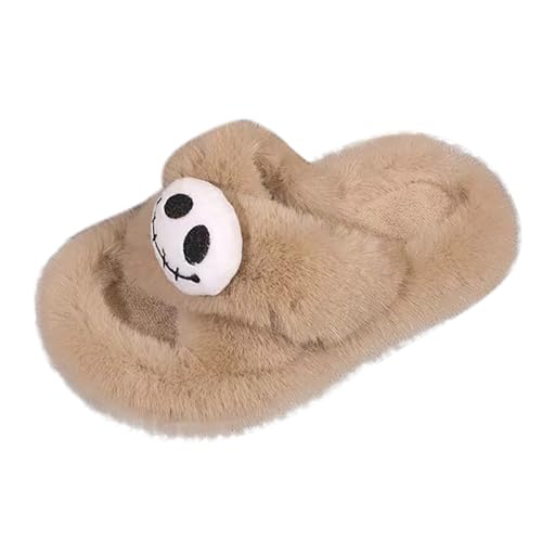 Hauspantoffeln Damen Baumwolle Rückstellschaum Indoor Outdoor Slipper Gästehausschuhe Bequeme Winter Memory Filzpantoffeln Hausschuhe Weiche rutschfeste Pantoffeln Pantoletten von GXYANiaoy