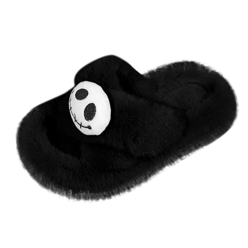 Hauspantoffeln Damen Baumwolle Rückstellschaum Indoor Outdoor Slipper Gästehausschuhe Bequeme Winter Memory Filzpantoffeln Hausschuhe Weiche rutschfeste Pantoffeln Pantoletten von GXYANiaoy