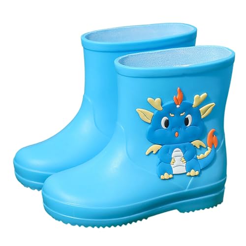 Kinder Gummistiefel Sommer 21 Leicht Gummistiefel Regenstiefel Kurze Junge Mädchen 22 Regenfüßlinge Wasserschuhe Wasserdicht Kinder 23 Stiefel von GXYANiaoy