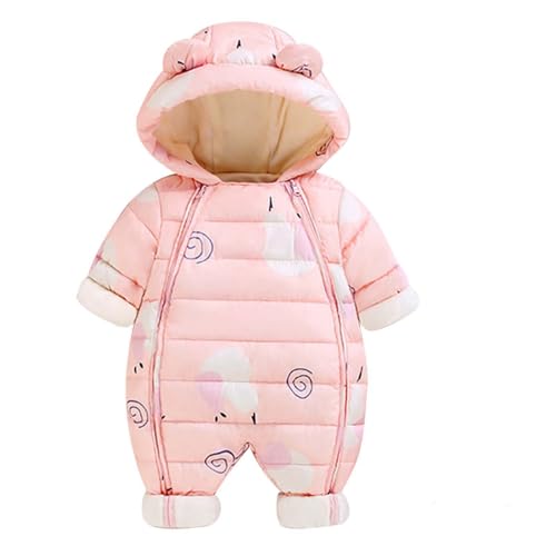 Schneeanzug Kinder 134 Jungen, Baby Overall Winter, Langarm Strampler Neugeboren Kleidung Mit Kapuze Snowsuit Ausstattung Babystrampler Fleece Winteranzug Clothes Schlafanzug Babykleidung von GXYANiaoy