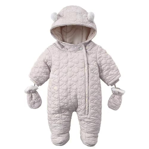 Schneeanzug Kinder 86 mädchen, Baby Overall Winter, Warm Strampler Neugeboren Winteranzug Langarm Babykleidung Ausstattung Schlafanzug Clothes Winterjacke Fleece Frühchenkleidung Kostüm von GXYANiaoy