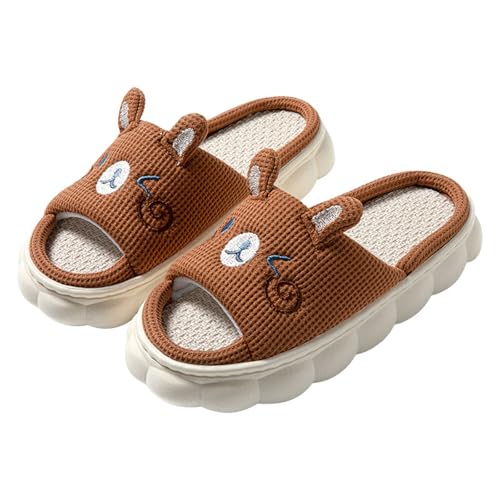 Warme Hausschuhe Damen mit Polar Fleece Futter Indoor Outdoor Pantoffeln Slipper Drinnen und Draußen Weiche Filzpantoffeln Gästehausschuhe Antirutsch Leicht Rückstellschaum Pantoletten von GXYANiaoy