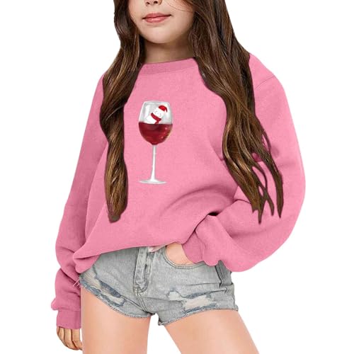 Weihnachtspullover Kinder, Christmas Weihnacht Rentier Ugly Streetwear Festlich Weihnachtsmotiv Warme Weihnachtsoutfit Urlaub Weihnachtskleidung Langarm Weihnachtshirsch Baumwolle Sweatshirt von GXYANiaoy