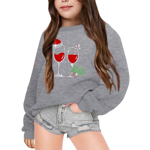 Weihnachtspullover Kinder, Christmas Weihnachtsmotiv Warme Weihnachtspulli Langarm Pullover Festlich Weihnacht Dick Weihnachtsoutfit Rentier Sweatshirt Xmas Urlaub Weihnachtskleidung von GXYANiaoy