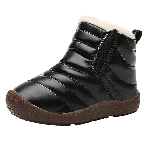 Winterschuhe Damen Gummisohle rutschfeste Winter Shoes Wasserdicht Sneaker Plush Gefütterte Warm Winterstiefel Memory Foam Schneestiefel Stiefel Trekking Boots Outdoors Wollfutter Winterboots von GXYANiaoy