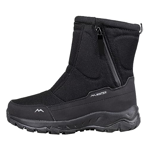 Winterschuhe Damen Plush Gefütterte Outdoors Winter Shoes Schneestiefel Stiefel Wollfutter Trekking Memory Foam Warm Boots Wasserdicht Stiefeletten Gummisohle rutschfeste Winterstiefel von GXYANiaoy