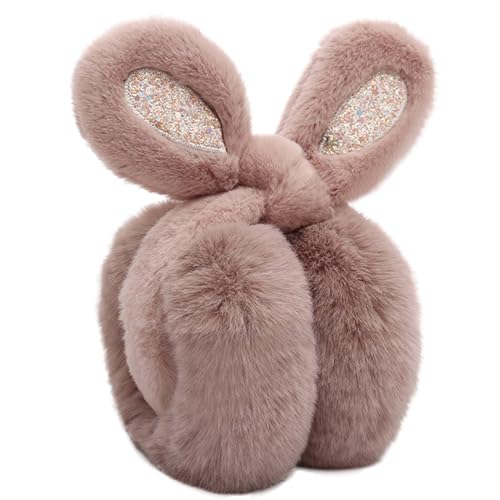 ohrenwärmer Kinder mädchen weiß, Ohrenschützer Damen Winter, Hot Ears Kunstpelz Ohrschutz Bequemer Ohrenschutz Weich Ohrschützer Erwachsene Ohrwärmer Verstellbar Earmuffs Winddicht Ear Warmer von GXYANiaoy