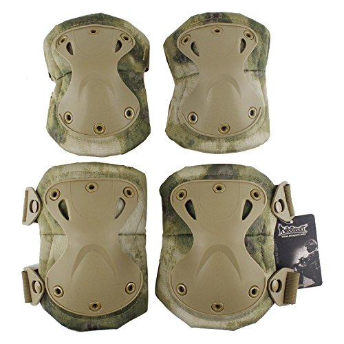 GYDEHUTJ Airsoft King Kong Getriebe Sicherheit Taktische Kampf Knie & Ellbogenschutz Pads Schutz Set Jagd Paintball Schießen X-typ Knieschoner GYDEHUTJ Airsoft King Kong Getriebe Sicherheit Taktische Kampf Knie & Ellbogenschutz Pads Schutz Set Jagd Paintball Schießen X-typ Knieschoner von GYDEHUTJ