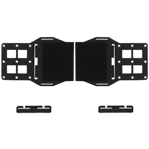 MOLLE Expander Wing für Brustgurt-Platten-Träger, Taktische Cummerbund-Erweiterungsflügel mit Haken- und Schleifenpanel 2er-Pack von GYDEHUTJ