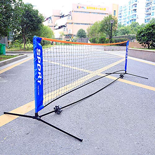 GYKLY Tennisnetz Mobiles tragbares Tennisnetz für Kinder Tennis Mehrzwecknetz, Volleyballnetz 6,1 Meter GYKLY Tennisnetz Mobiles tragbares Tennisnetz für Kinder Tennis Mehrzwecknetz, Volleyballnetz 6,1 Meter von GYKLY