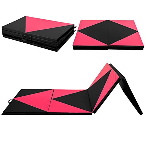 GYMAX Klappbare Gymnastikmatte 240 x 120 x 5 cm, multifunktionale Fitnessmatte mit 2 Traggurten & Klettverschluss, wasserdichte & rutschfeste Trainingsmatte für Yoga, Pilates & Workout GYMAX Klappbare Gymnastikmatte 240 x 120 x 5 cm, multifunktionale Fitnessmatte mit 2 Traggurten & Klettverschluss, wasserdichte & rutschfeste Trainingsmatte für Yoga, Pilates & Workout von GYMAX