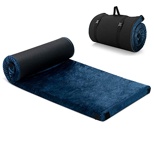 GYMAX Memory Foam Campingmatratze, Schlafmatte mit Tragetasche, aufrollbare Bodenmatratze, Camping Isomatte 183 x 62,5 x 6,5 cm GYMAX Memory Foam Campingmatratze, Schlafmatte mit Tragetasche, aufrollbare Bodenmatratze, Camping Isomatte 183 x 62,5 x 6,5 cm von GYMAX