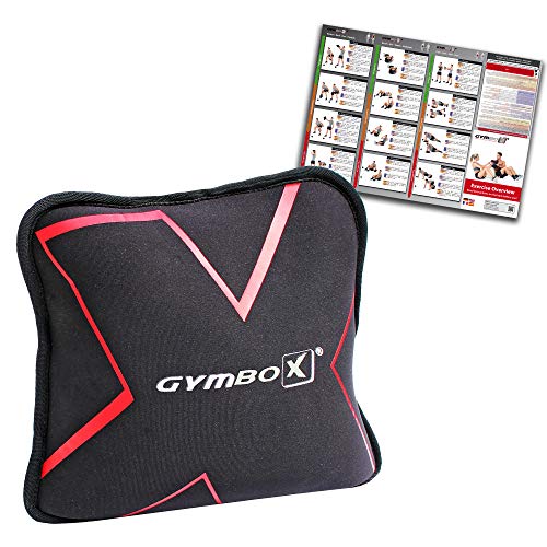 GYMBOX Sand-Pad, Trainings-Kissen Gewichtssack 2 4 6 8 10 12 KG, befüllt (15 Kilogramm) von GYMBOX