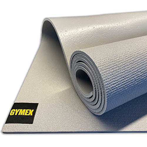 GYMEX Yoga, Sport & Fitness - Matte - Oeko -Tex - Made in Germany - Einführungspreis! (60 x 190cm, Hellgrau) von GYMEX