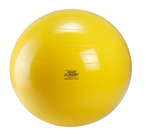 Gymnic Gymnastikball, 75 cm Ø gelb von GYMNIC