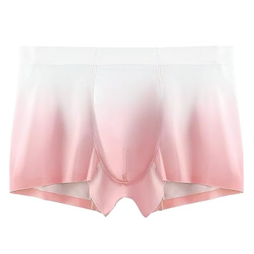 GYSMRIWG 2Pcs Männer 3D -Beutelboxer Slips Ombre Farbunterwäsche Mikrofaser -Weiche Slips-Rosa-XXL von GYSMRIWG