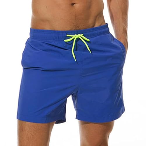 GYSMRIWG Herren-Badehose Sommer Strandshorts Badehose Herren Jungen Badeshorts Badeanzug-Dunkelblau-XXXXL von GYSMRIWG